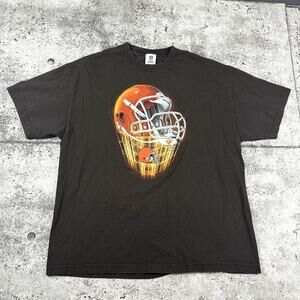 Vintage Cleveland Browns Shirt Big Helmet Logo XXL